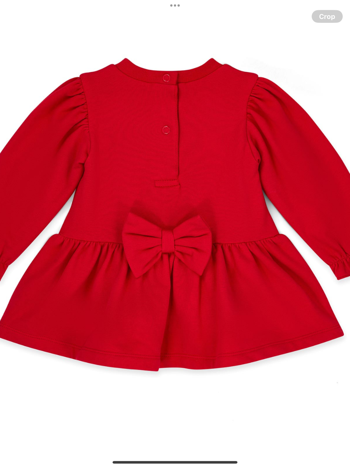 Avelorie Baby Girls Little Locket Collection Esme Sweat Dress - Red 0826834