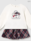 Avelorie Baby check skirt and t-shirt set  0826835