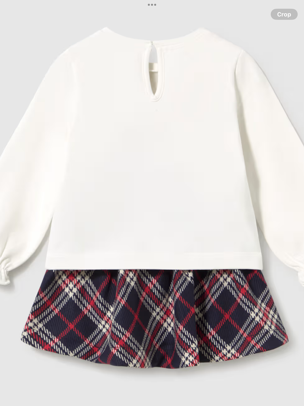 Avelorie Baby check skirt and t-shirt set  0826835