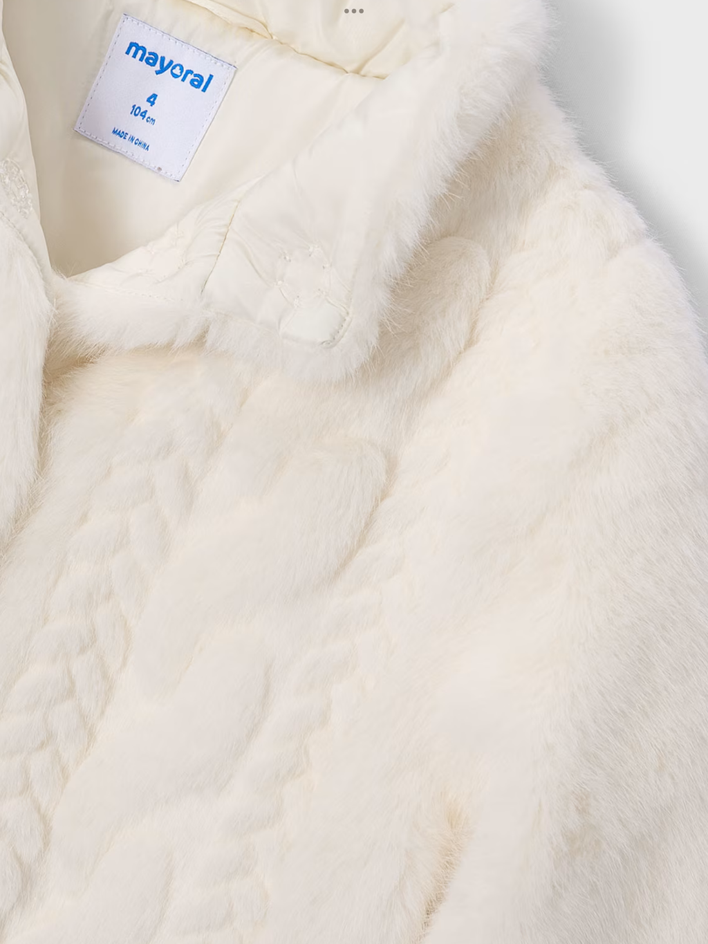 Avelorie Baby Girls' fur coat  0826836