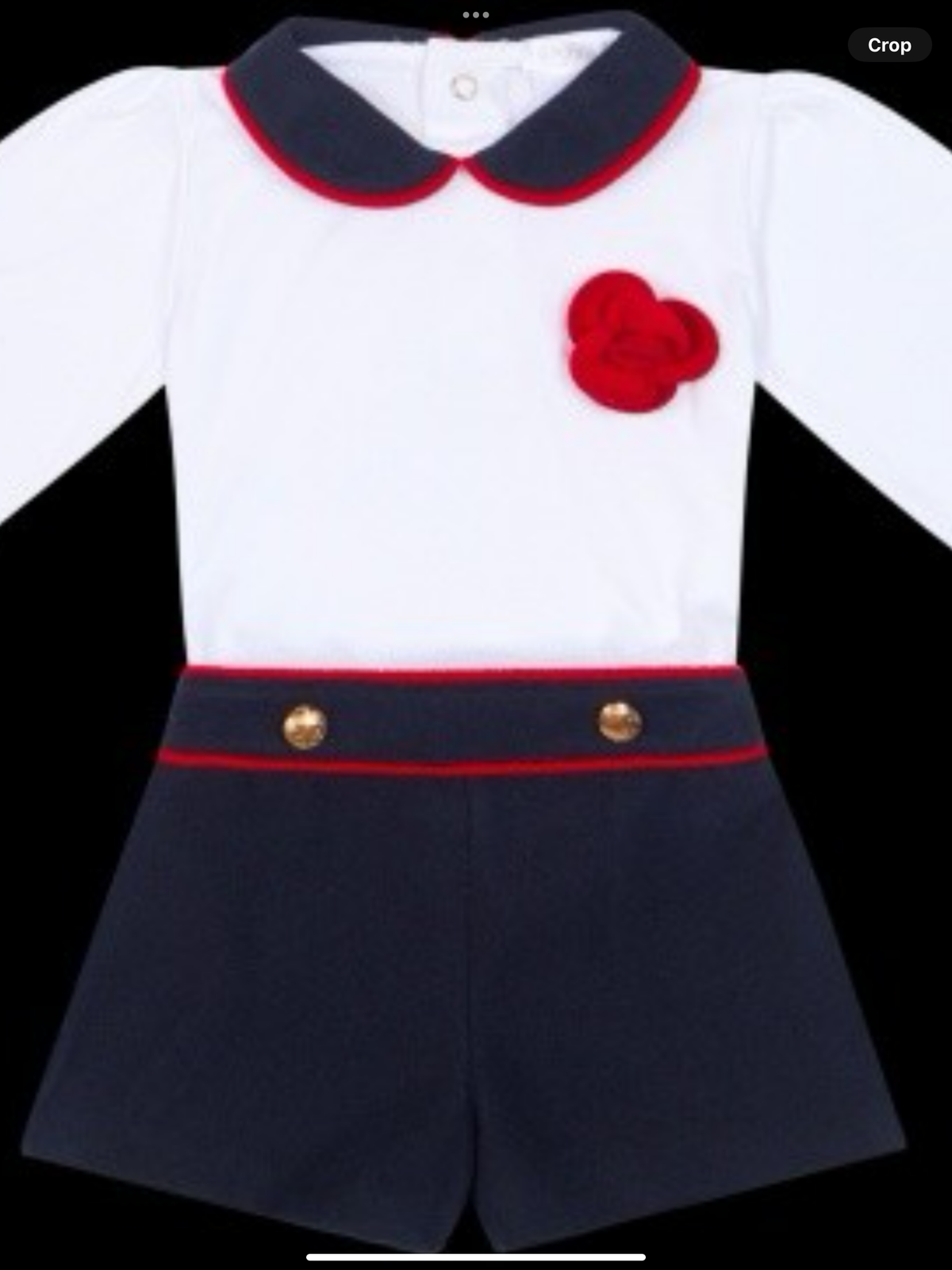 Avelorie Baby navy shorts set 0926843