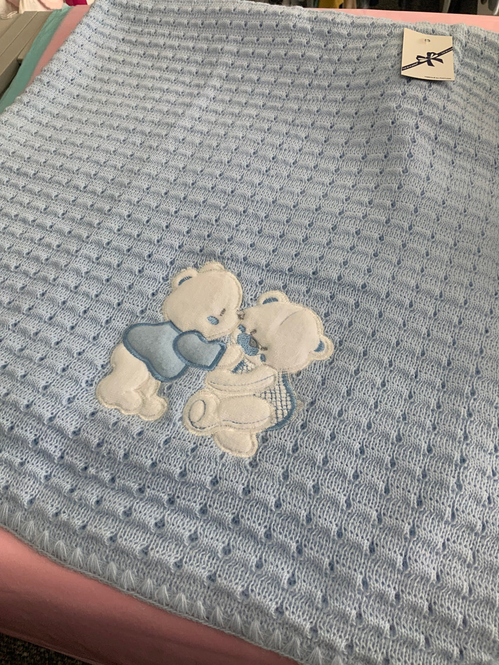 Babies blue blanket 0926858