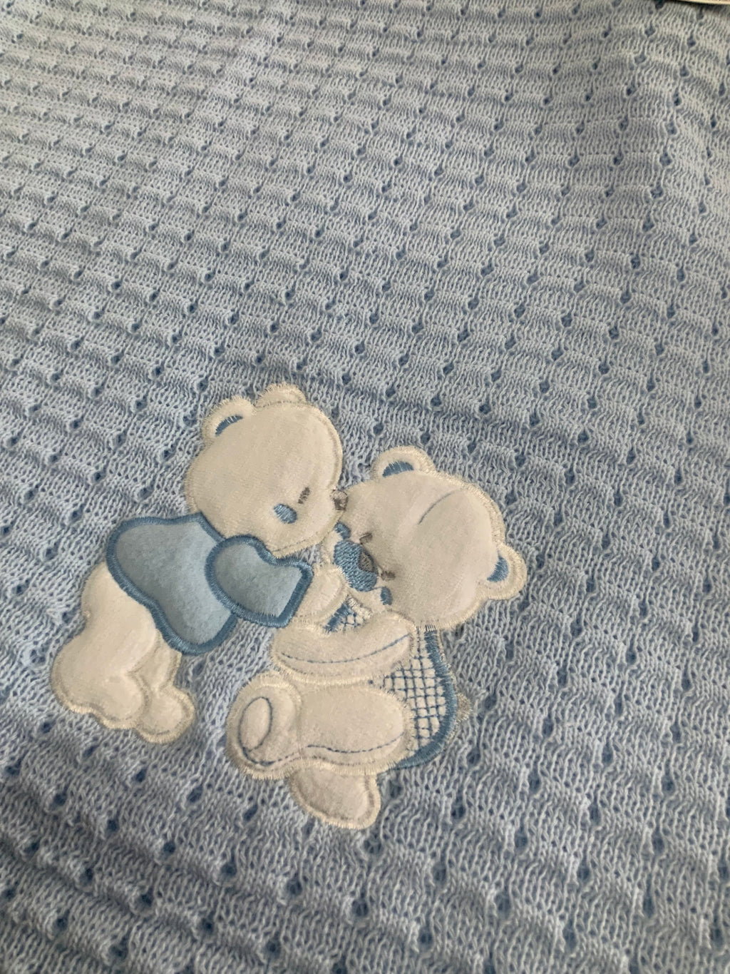 Babies blue blanket 0926858