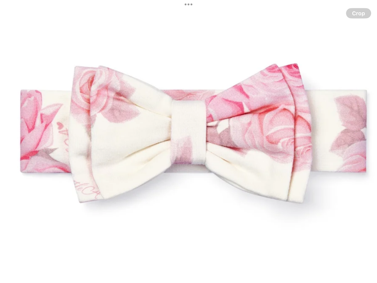 Avelorie Baby Dana Rose Print Bow Headband 0926864