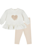 Avelorie Baby White Demi Legging Set 0926871