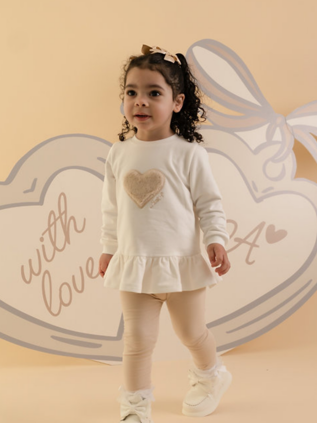 Avelorie Baby White Demi Legging Set 0926871